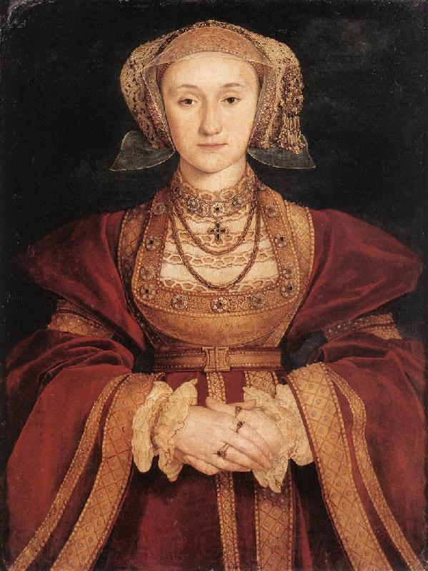 HOLBEIN, Hans the Younger Portrait of Anne of Cleves sf France oil painting art